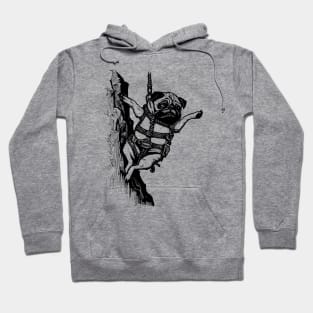 Get to the Chopper - Pug Action Hero Hoodie